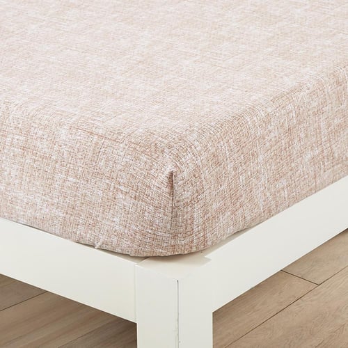 مفرش صيفي مفرد ونص 4 قطع - ليتون - زيتي فاتح - بيج