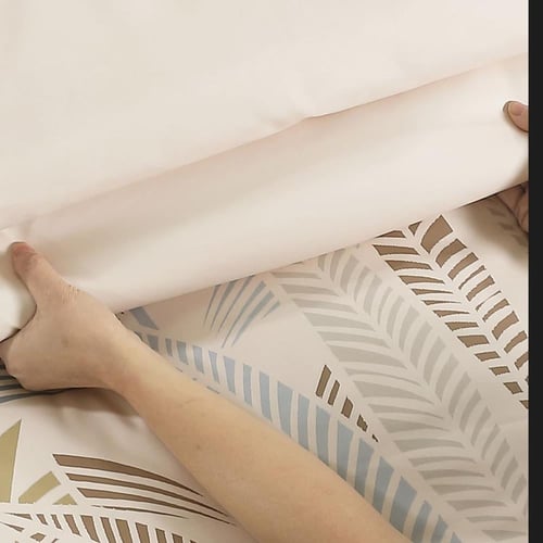 مفرش صيفي مزدوج 10 قطع - ريفيرا - بيج غامق