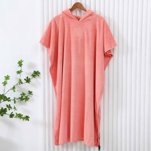 روب استحمام بقبعة - أستلي - مقاس XL- زهري