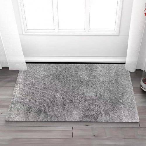 سجادة حمام مقاس 80x50 - بايلوت - رصاصي