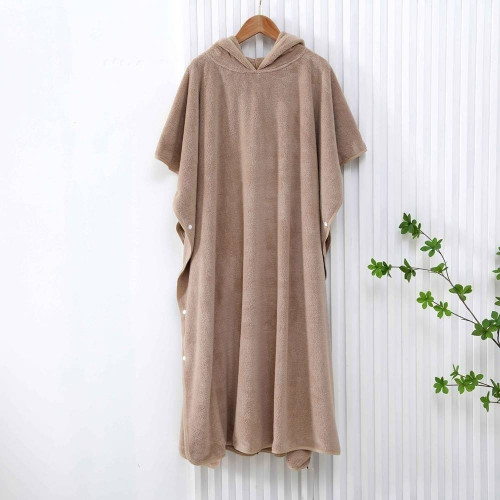 روب استحمام أزرار في الجوانب وقبعة - بلباو - مقاس...