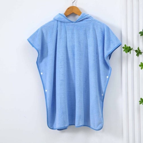 روب استحمام أطفال بقبعة وأزرار لعمر 6\8 سنة - لولي...