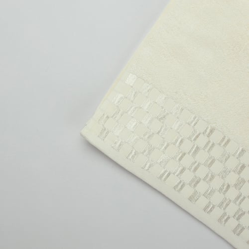 منشفة قطن ميرا مقاس 150x90 -كريمي