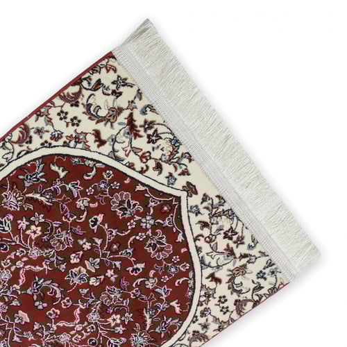 سجادة صلاة صفاء - احمر - بيج