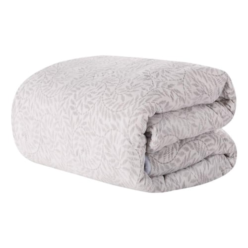 مفرش شتوي مزدوج مخمل فرو 6 قطع - اورنيلا - أبيض -...