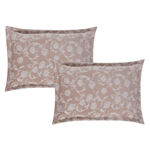 مفرش شتوي مزدوج مخمل فرو 6 قطع - اورنيلا - بيج غام...