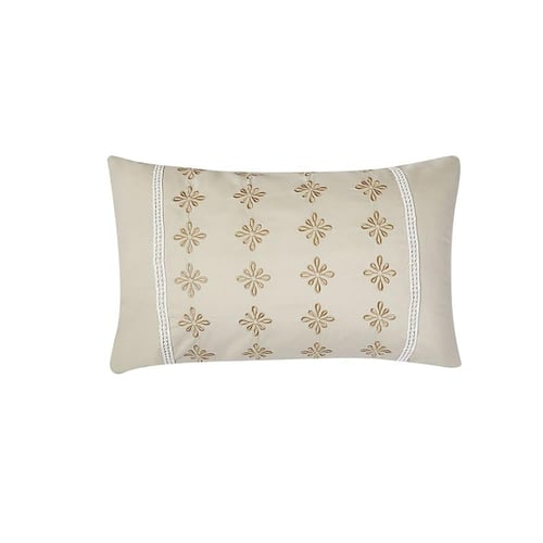 مفرش صيفي مزدوج جاكار 7 قطع - مارينثا -بيج فاتح