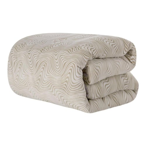 مفرش شتوي مزدوج مخمل فرو 6 قطع - اورنيلا - كريمي -...