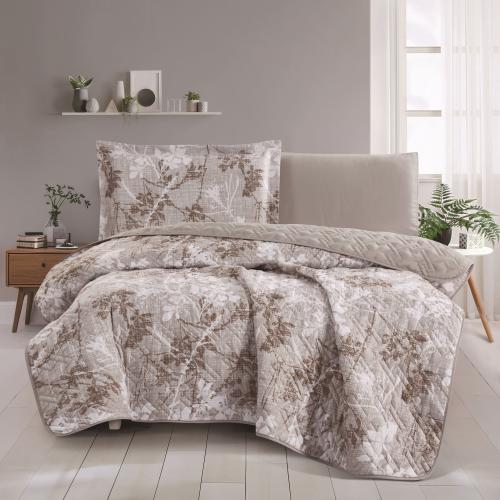 مفرش صيفي مفرد ونص حشوة مضغوطه 4 قطع - افروديت - ب...