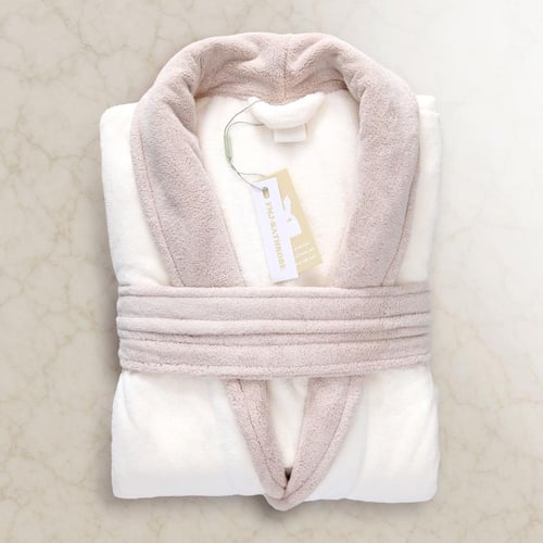 روب استحمام مودرن-كريمي