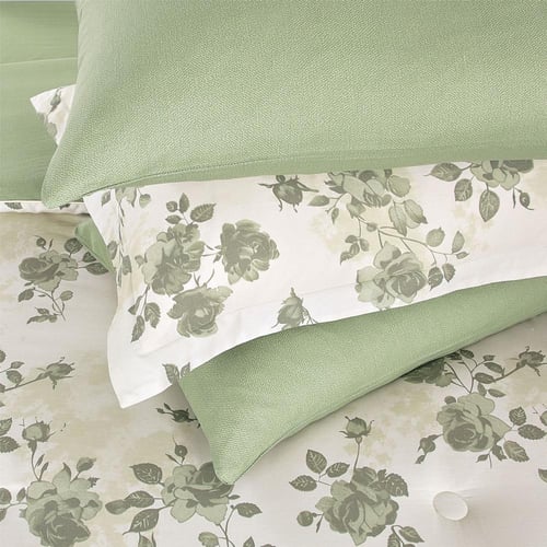 مفرش قطن صيفي مزدوج 8 قطع - افاليون -بيج فاتج - اخ...