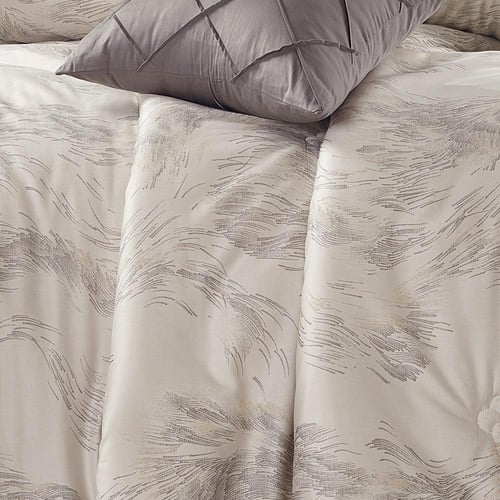 مفرش صيفي كوين تنسيل قطن 300 غرزة + مخدة هدية