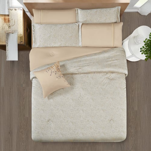 مفرش صيفي مزدوج تنسيل قطن 300 غرزة + مخدة هدية