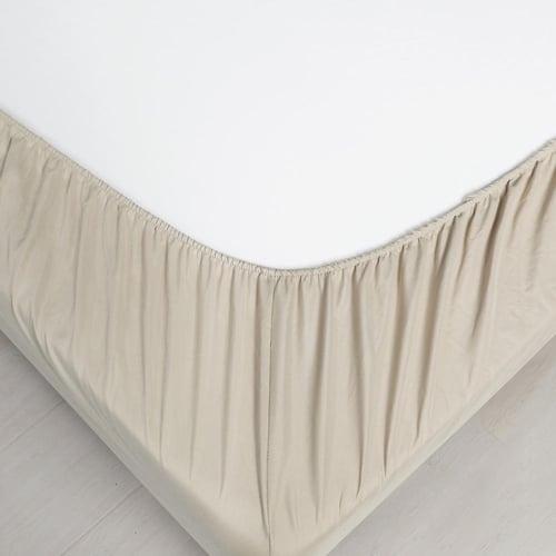 طقم شرشف صيفي مفرد ونص 2 قطعة - بيلار - بيج غامق