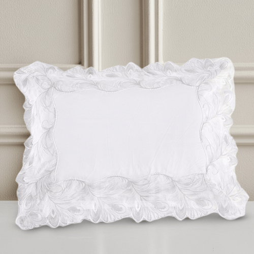 مفرش عرائسي صيفي مزدوج مزين بالدانتيل7 قطع - يولين...