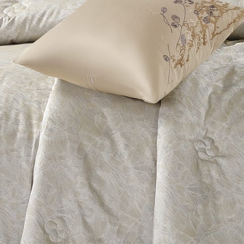 مفرش صيفي مزدوج تنسيل قطن 300 غرزة + مخدة هدية