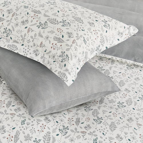 مفرش قطن صيفي مفرد ونص ٤ قطع - نولين - سكري - رماد...