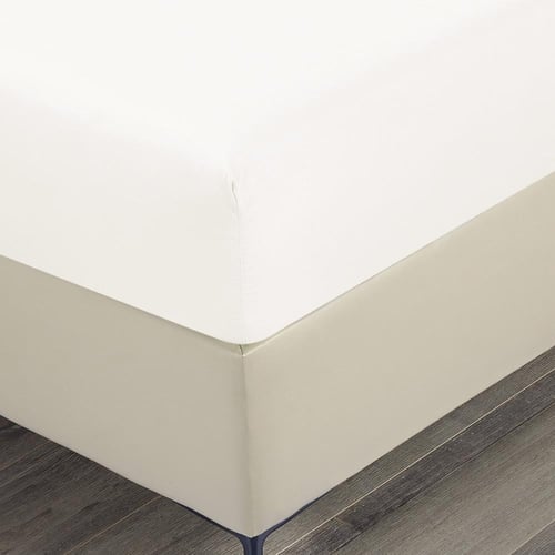 طقم مفرش فندقي قطن 9 قطع | مطرز بحشوة متحركة - لون...