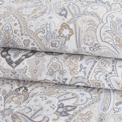 مفرش قطن صيفي مفرد ونص ٤ قطع - فاليريا -بيج فاتح -...