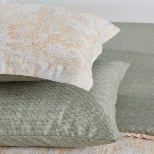 مفرش صيفي مفرد ونص 4 قطع - ليتون - بيج - اخضر