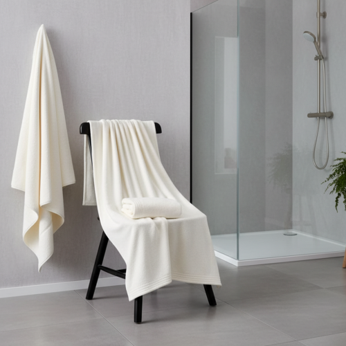 منشفة كورال فليس - إشيل - مقاس كبير - 90*180 - سكر...