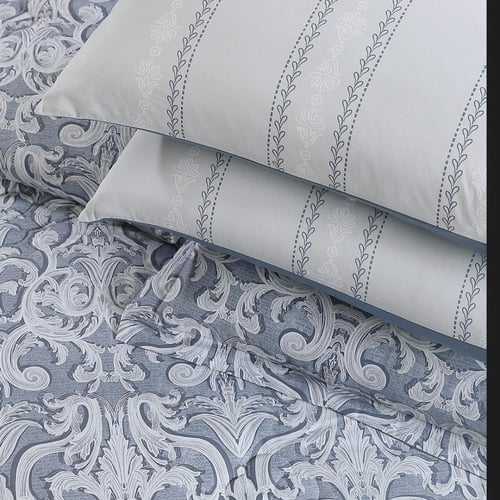 مفرش قطن عالي النعومة مزدوج 300 غرزه 8 قطع - ايليو...