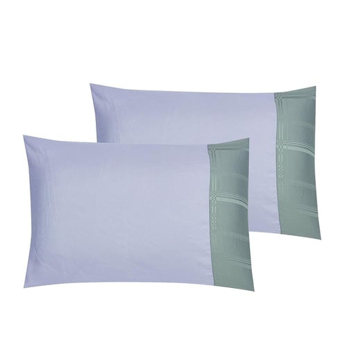 مفرش فندقي مزدوج 6 قطع - نوريا - رمادي