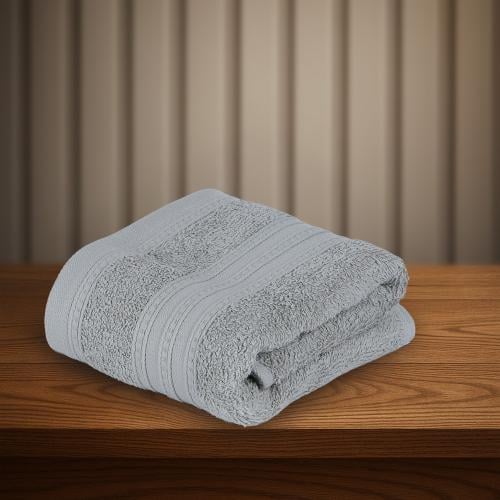 منشفة قطن - فيوريتا - مقاس صغير - 90*50 - رمادي فا...