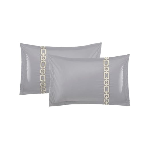 مفرش صيفي مفرد ونص مطرز بنظام فندقي 5 قطع - ايلارا...