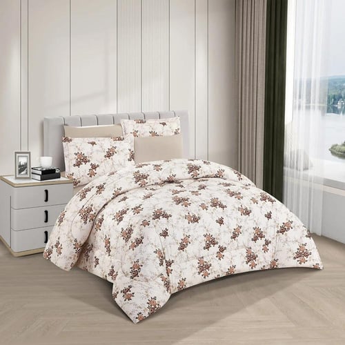 مفرش صيفي مزدوج 6 قطع - كاليندا - متعدد الألوان