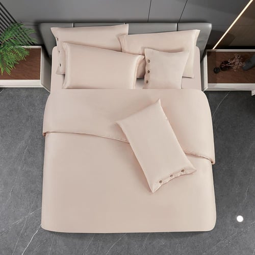 مفرش فندقي قطن عالي النعومة مزدوج 300 غرزه - 8 قطع...