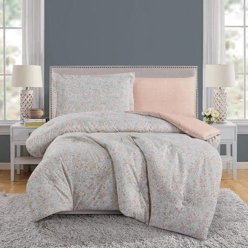 مفرش صيفي مفرد ونص 4 قطع - ليتون - اخضر فاتح - بيج