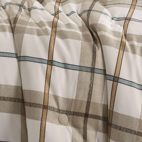 مفرش صيفي مفرد ونص 4 قطع - ليتون - بيج - بيج غامق