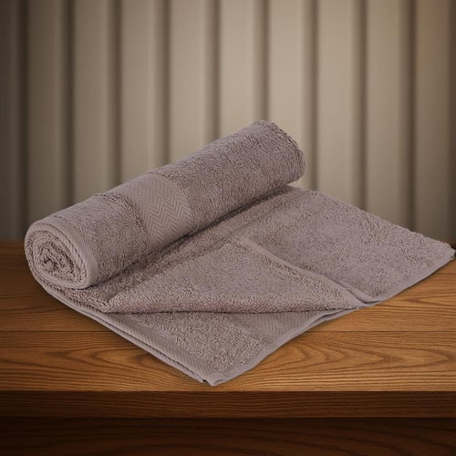 منشفة قطن - روماريسا - مقاس وسط - 70*140 - بيج غام...