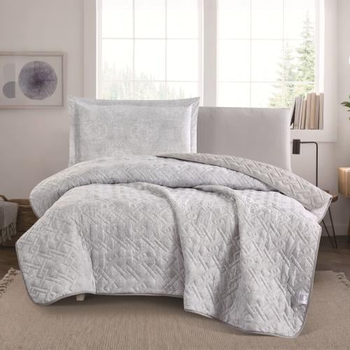 مفرش صيفي مفرد ونص حشوة مضغوطه 4 قطع - افروديت - ر...