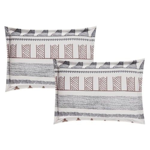 مفرش شتوي مخمل مقاس كوين 6 قطع - اودري - أبيض - بن...