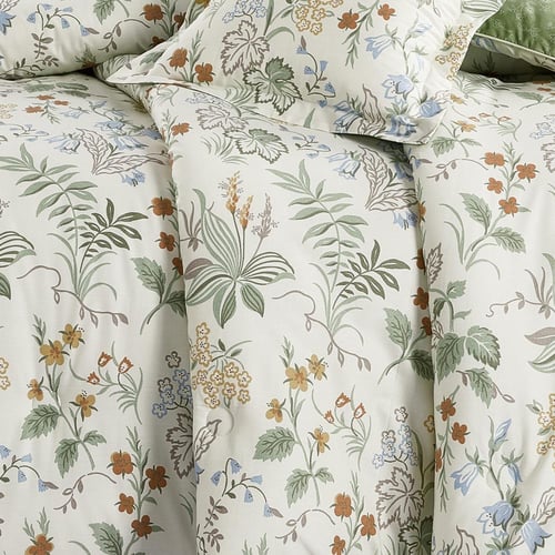 مفرش قطن صيفي مزدوج 8 قطع - زافيرا - سكري - اخضر