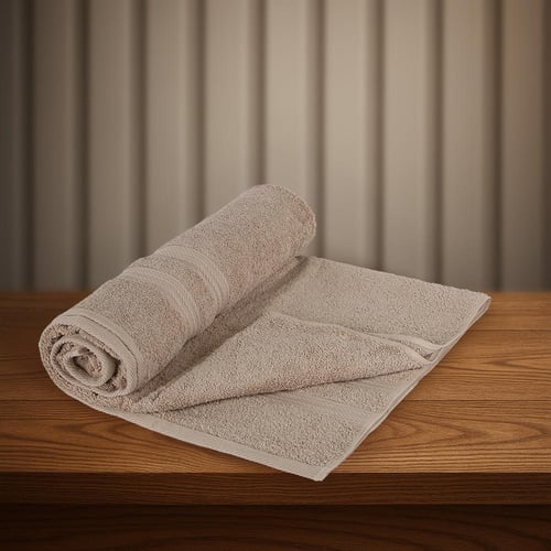 منشفة قطن - نيروفا - مقاس كبير - 100*180 - بيج