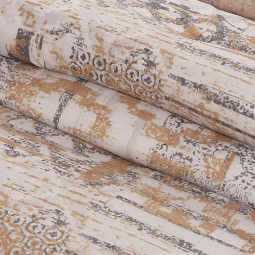 مفرش صيفي مفرد ونص 4 قطع - تيانا - كريمي - بيج