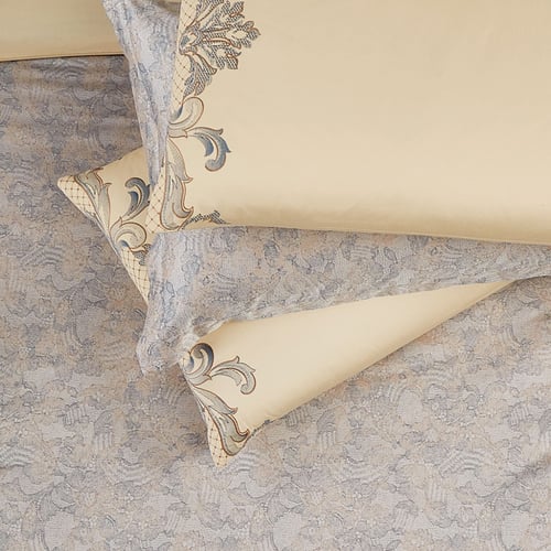 مفرش صيفي مزدوج تنسيل قطن 300 غرزة + مخدة هدية