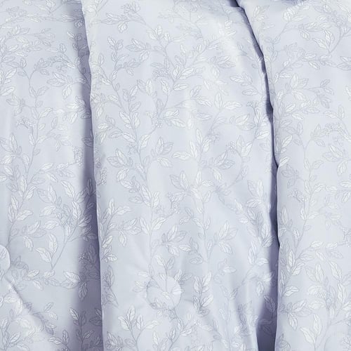 مفرش صيفي مفرد ونص وجهين 4 قطع - سيلون - رصاصي - ر...