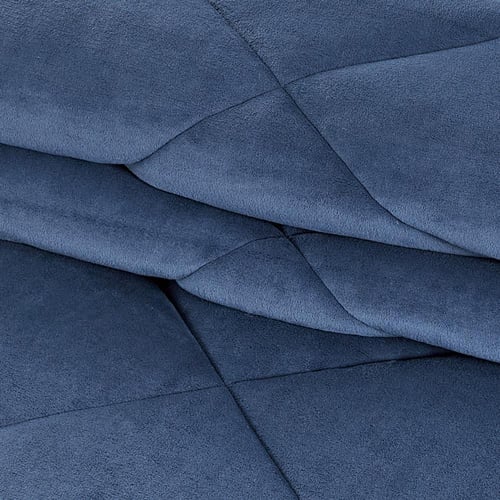 مفرش شتوي مخمل فرو مفرد ونص 4 قطع - ميرولينا - كحل...