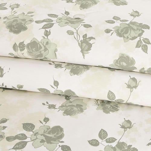 مفرش قطن صيفي مقاس كوين 8 قطع - فيوليتا - بيج فاتح...