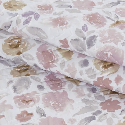 مفرش صيفي مزدوج حشوة مضغوطه 6 قطع - لونيا- ابيض -...