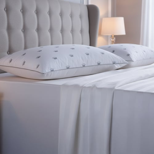 عرض 2 مخدة فيلورا الفندقية قطن