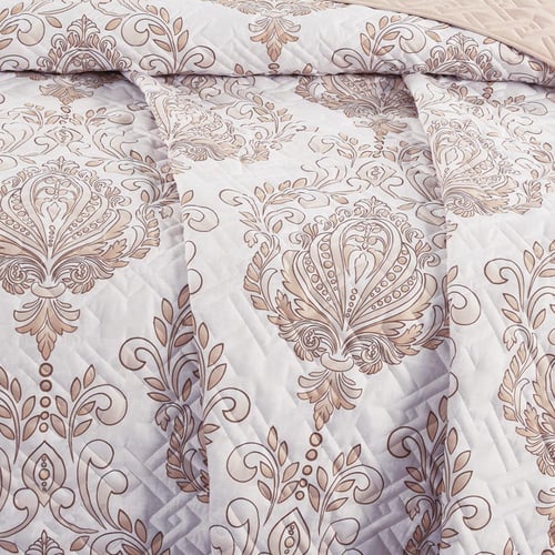 مفرش صيفي مزدوج حشوة مضغوطه 6 قطع - لونيا- اوف واي...