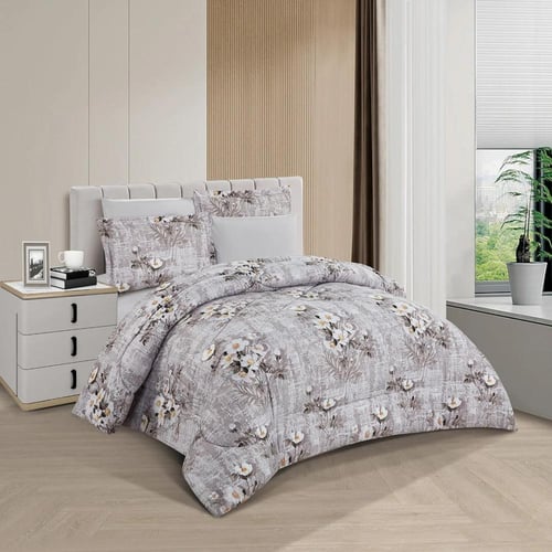 مفرش صيفي مزدوج 6 قطع - كاليندا - متعدد الألوان