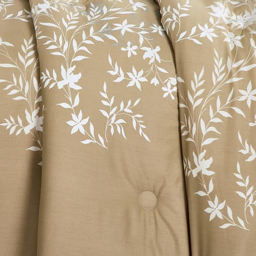 مفرش قطن صيفي مفرد ونص ٤ قطع - نولين - بيج غامق -...