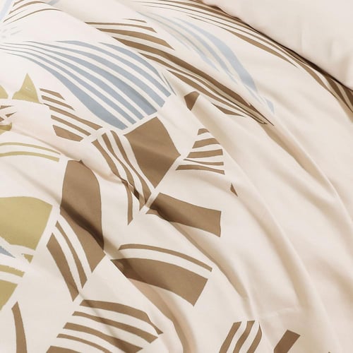 مفرش صيفي مفرد ونص 8 قطع - مارجو - بيج غامق