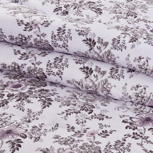 مفرش صيفي مفرد ونص 4 قطع - اديلين - رمادي ثلجي - ب...